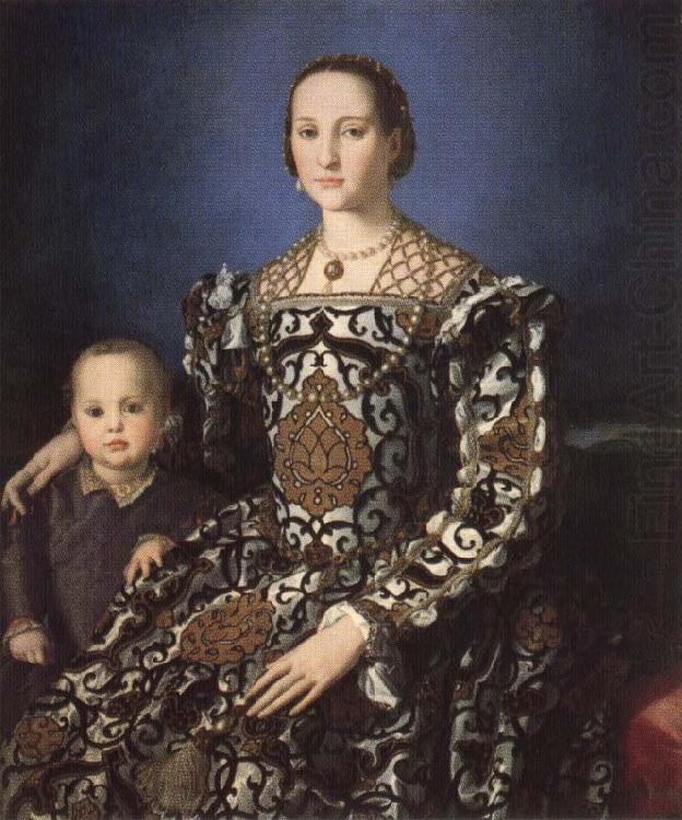 Portrait of Eleonora of Toledo with Her Son Giovanni de'Medici, Agnolo Bronzino